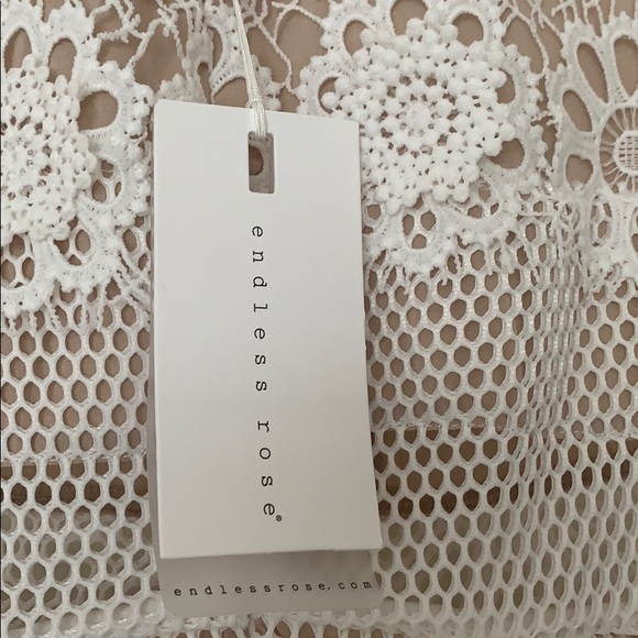 White mesh Vici dress - Picture 5 of 6